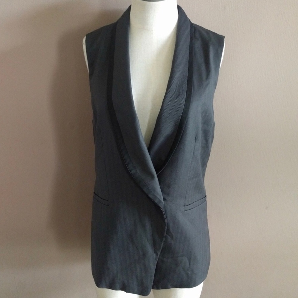 RAG & BONE | SILK BLEND SINGLE BUTTON VEST
